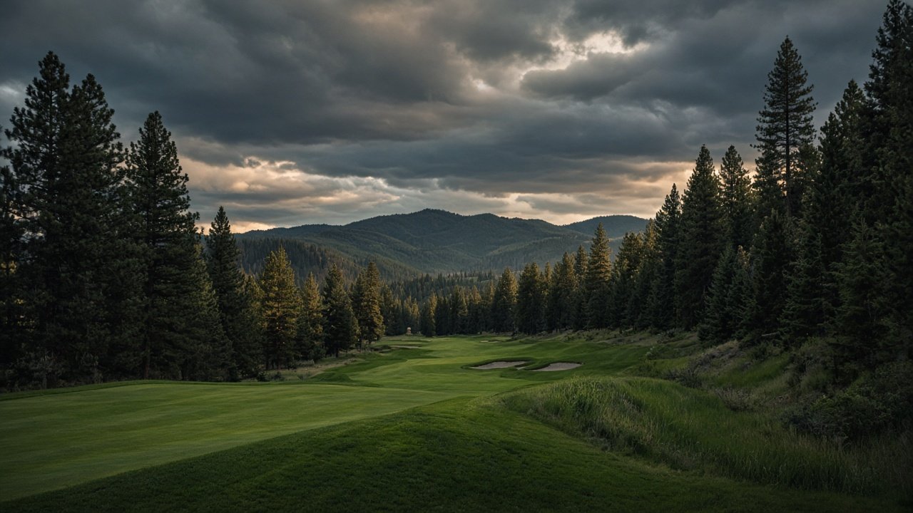 Golf fairway and trees suggesting StoneRidge recreation